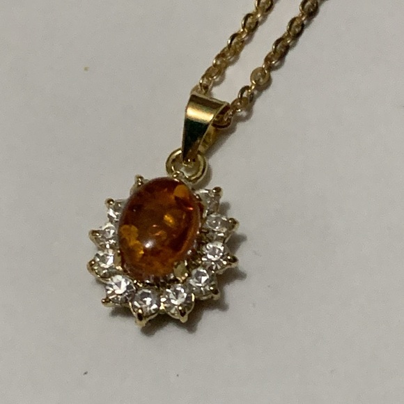 TLC Amber halo pendant - Picture 2 of 12